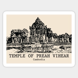 Temple of Preah Vihear - Cambodia Sticker